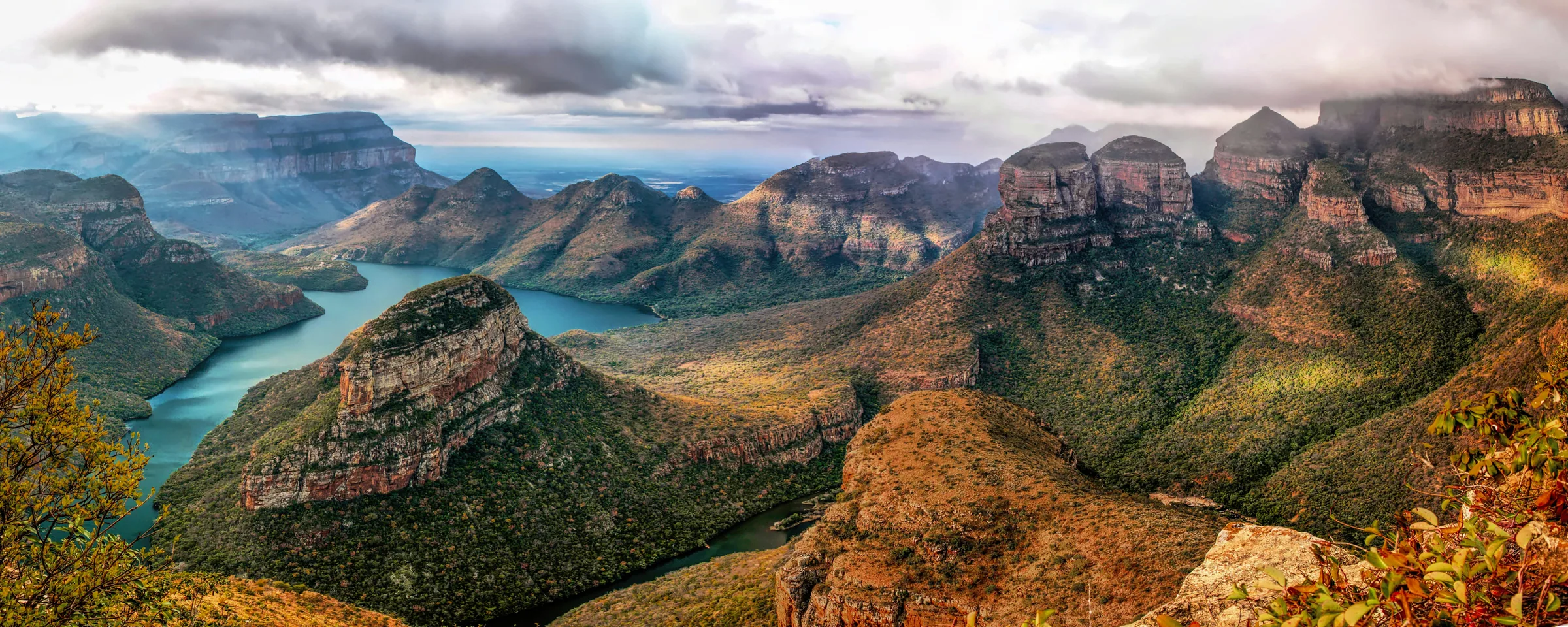 Paysage d'Afrique du Sud